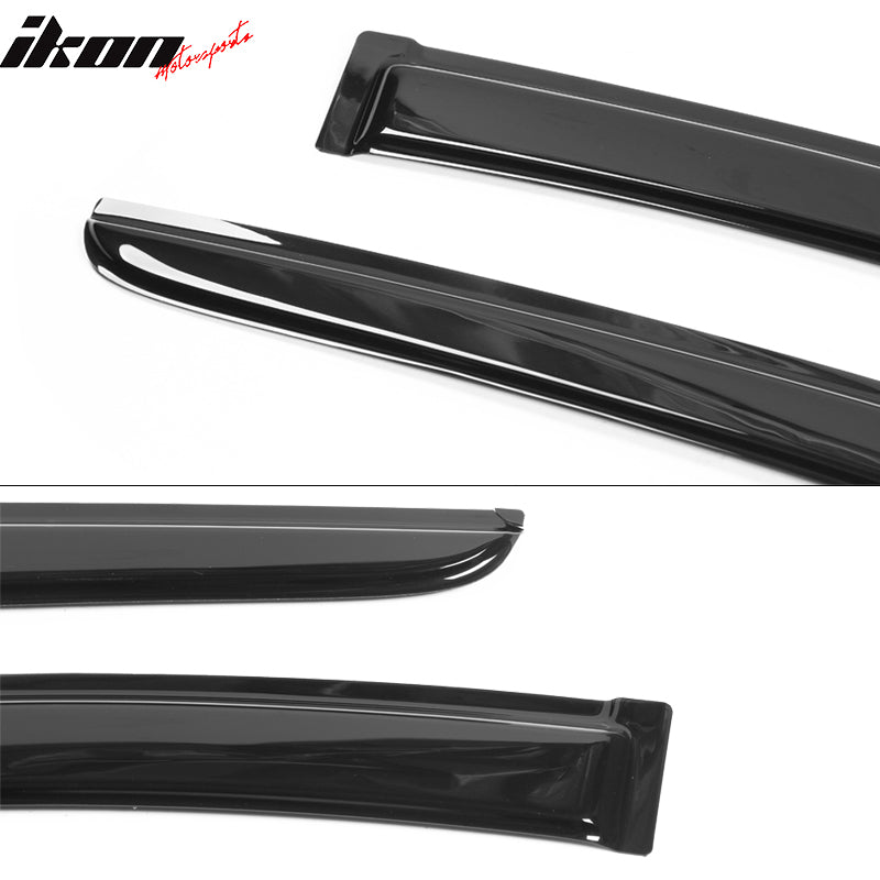 2003-2007 Honda Accord Coupe Tape on Visor Window Rain Guard Acrylic