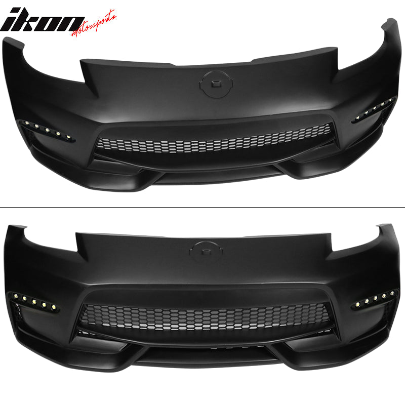 2003-2008 Nissan 350z to 370z Front Bumper Conversion NIS Style Black