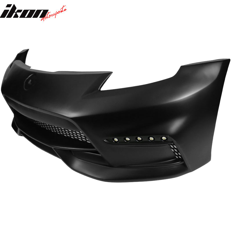 2003-2008 Nissan 350z to 370z Front Bumper Conversion NIS Style Black