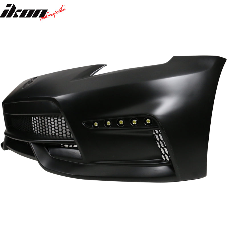 2003-2008 Nissan 350z to 370z Front Bumper Conversion NIS Style Black