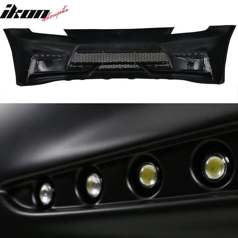2003-2008 Nissan 350z to 370z Front Bumper Conversion NIS Style Black