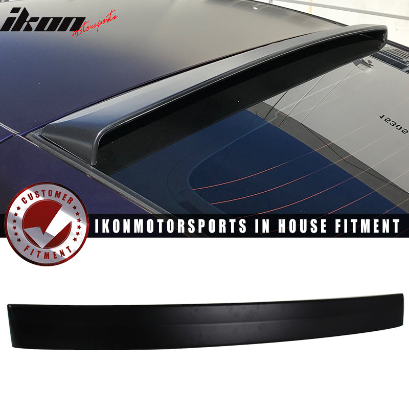 2003-2008 Nissan 350Z RS Style Roof Spoiler Wing Unpainted Black ABS