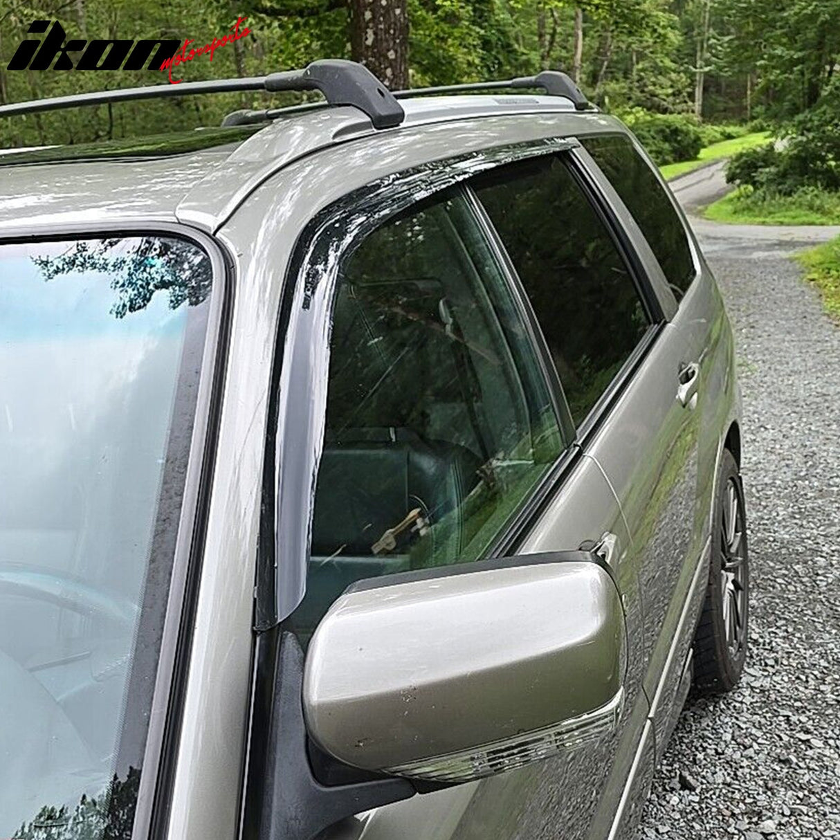 2003-2008 Subaru Forester Slim Style Smoke 2PCS Window Visor Acrylic