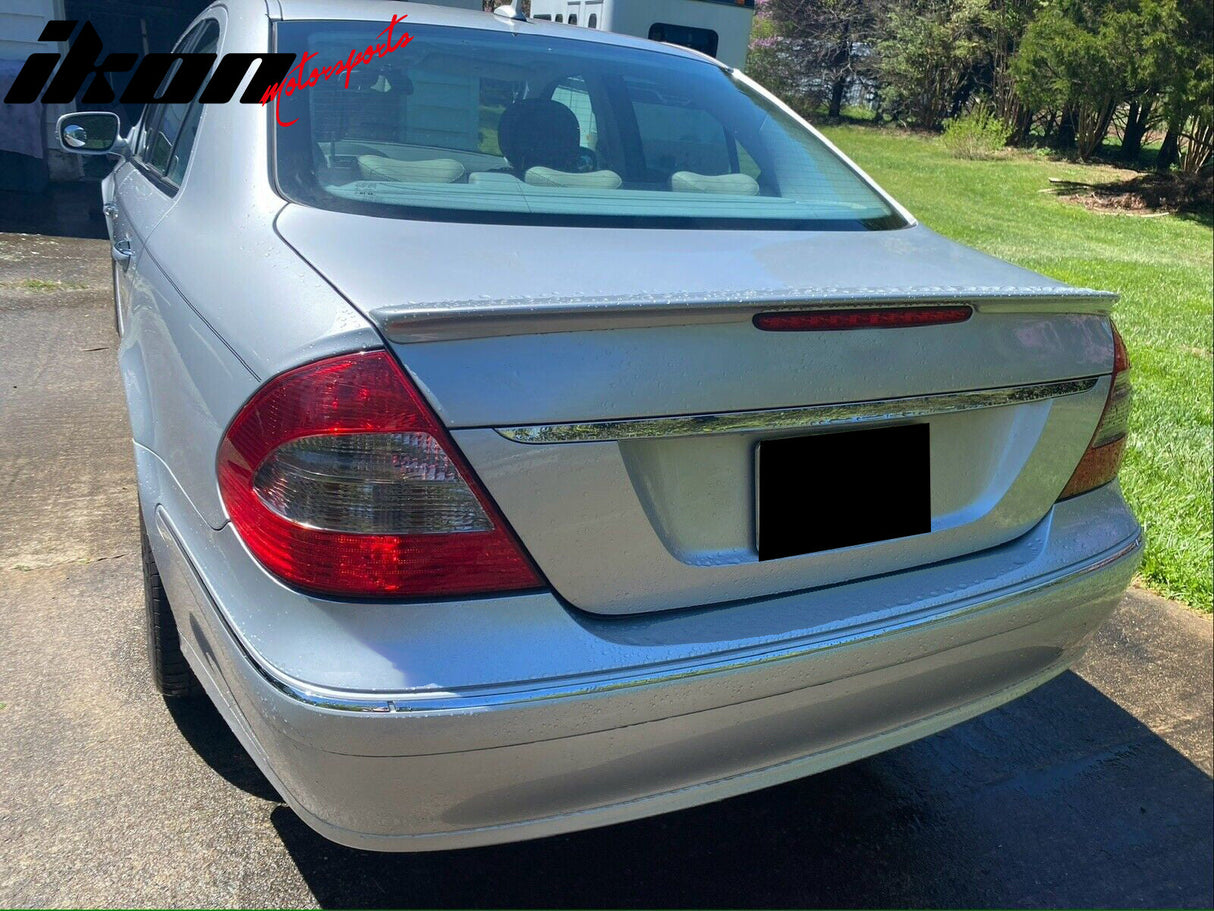 2003-2009 Benz W211 Trunk Spoiler Wing #744 Brilliant Silver Metallic