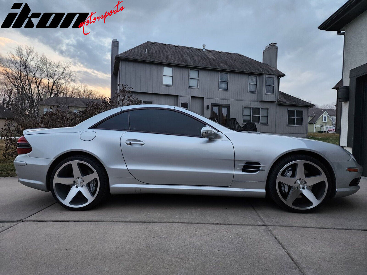 2003-2011 Benz SL Class R230 Trunk Spoiler #744 775 Silver Metallic