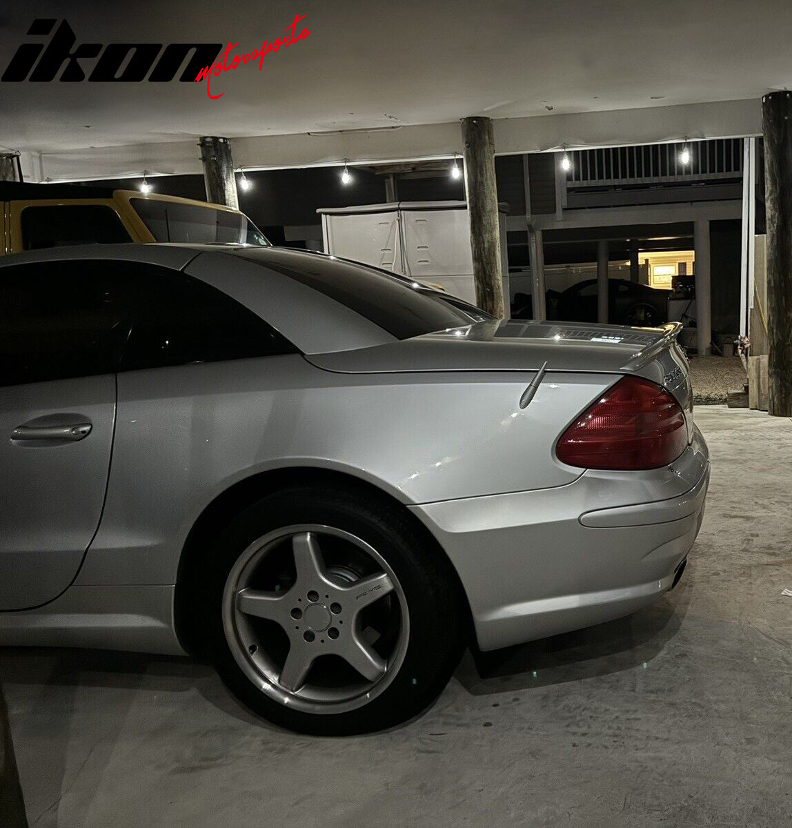 2003-2011 Benz SL Class R230 Trunk Spoiler #744 775 Silver Metallic