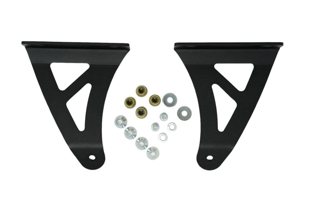 52" Curved LED Light Bar Roof Mounting Brackets For 2003-2024 Toyota 4Runner