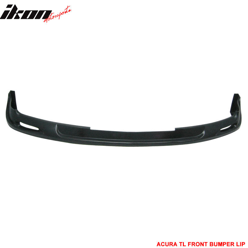 2004-2006 Acura TL Sedan MU Style Unpainted Black Front Bumper Lip PU