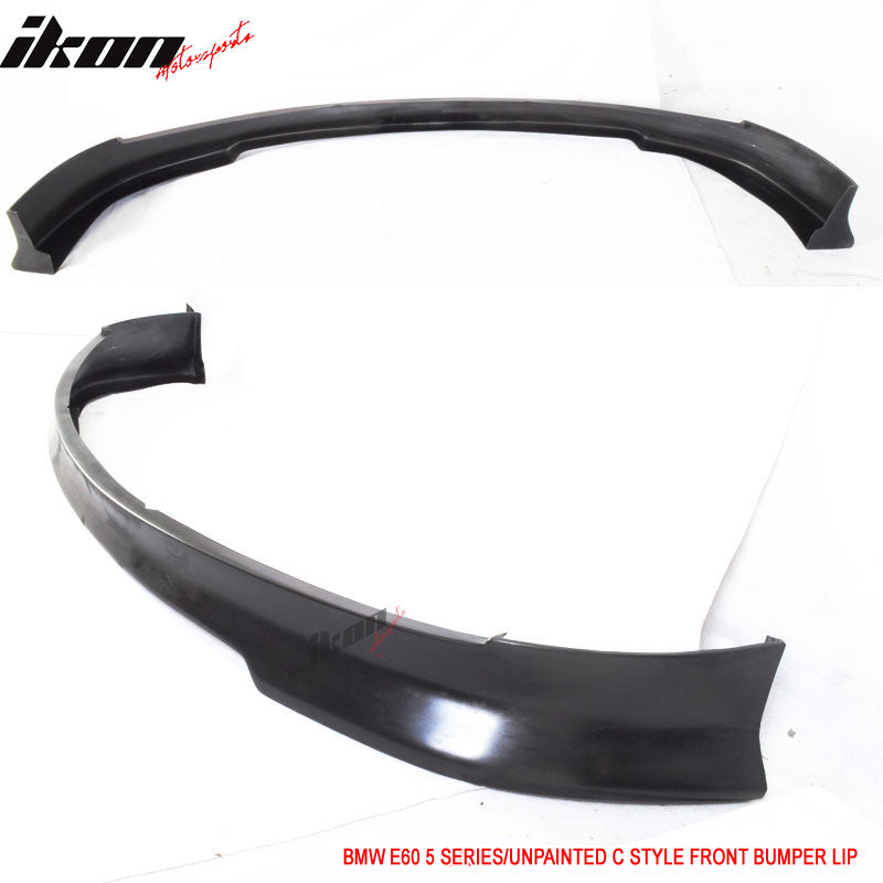 2004-2007 BMW 5 E60 C Style Unpainted Front Bumper Lip Spoiler PU