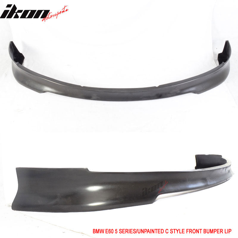2004-2007 BMW 5 E60 C Style Unpainted Front Bumper Lip Spoiler PU