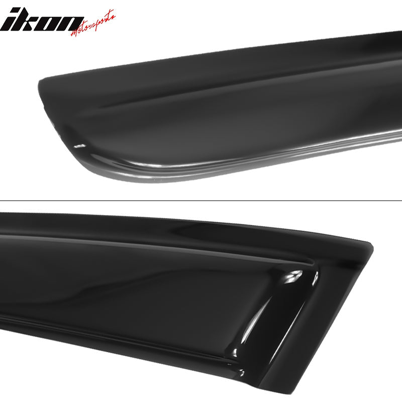2004-2008 Acura TSX Slim Style Smoke Tinted Visor Windows Acrylic