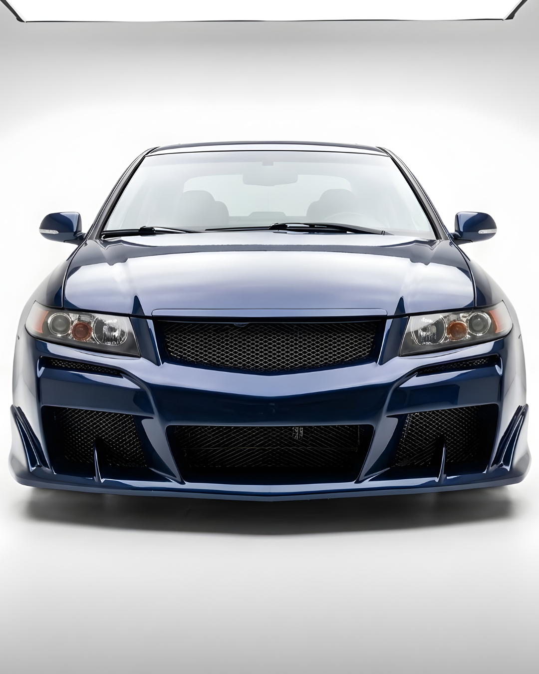 2004-2008 Acura TSX Raven Style Front Bumper Cover - FRP