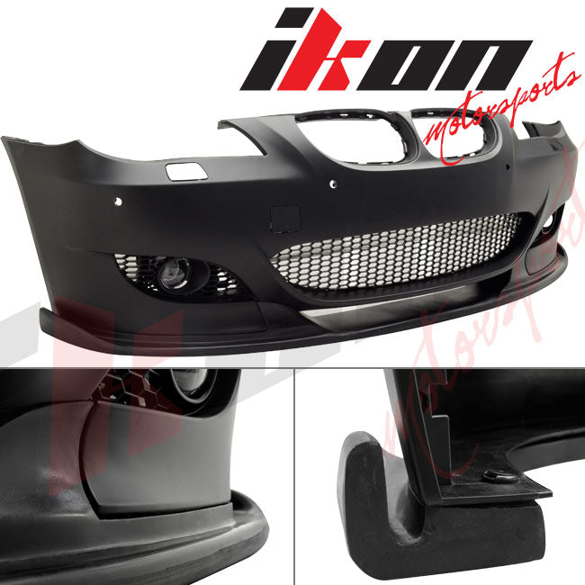 2004-2010 BMW 5-Series Aftermarket M5 Bumper Front Bumper Lip PP