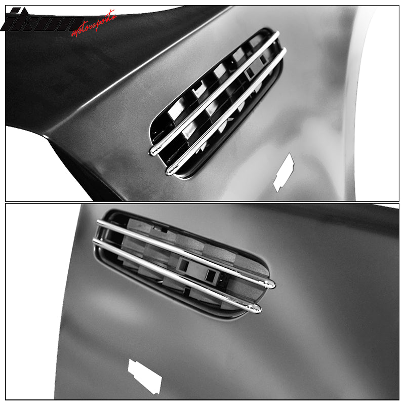 2004-2010 E60 5 Series 4dr Wagon M5 Style Metal Fender with Side Vent