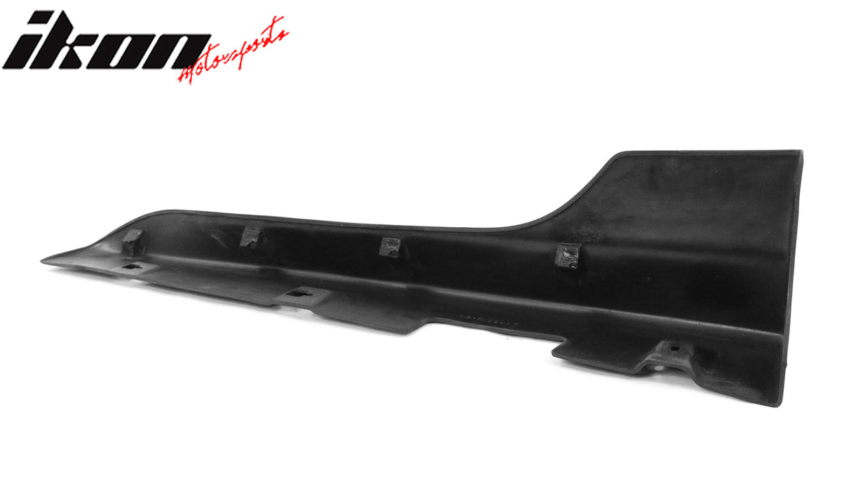 2004-2010 Mazda RX8 OE Style Unpainted Black Side Skirts Extension PU