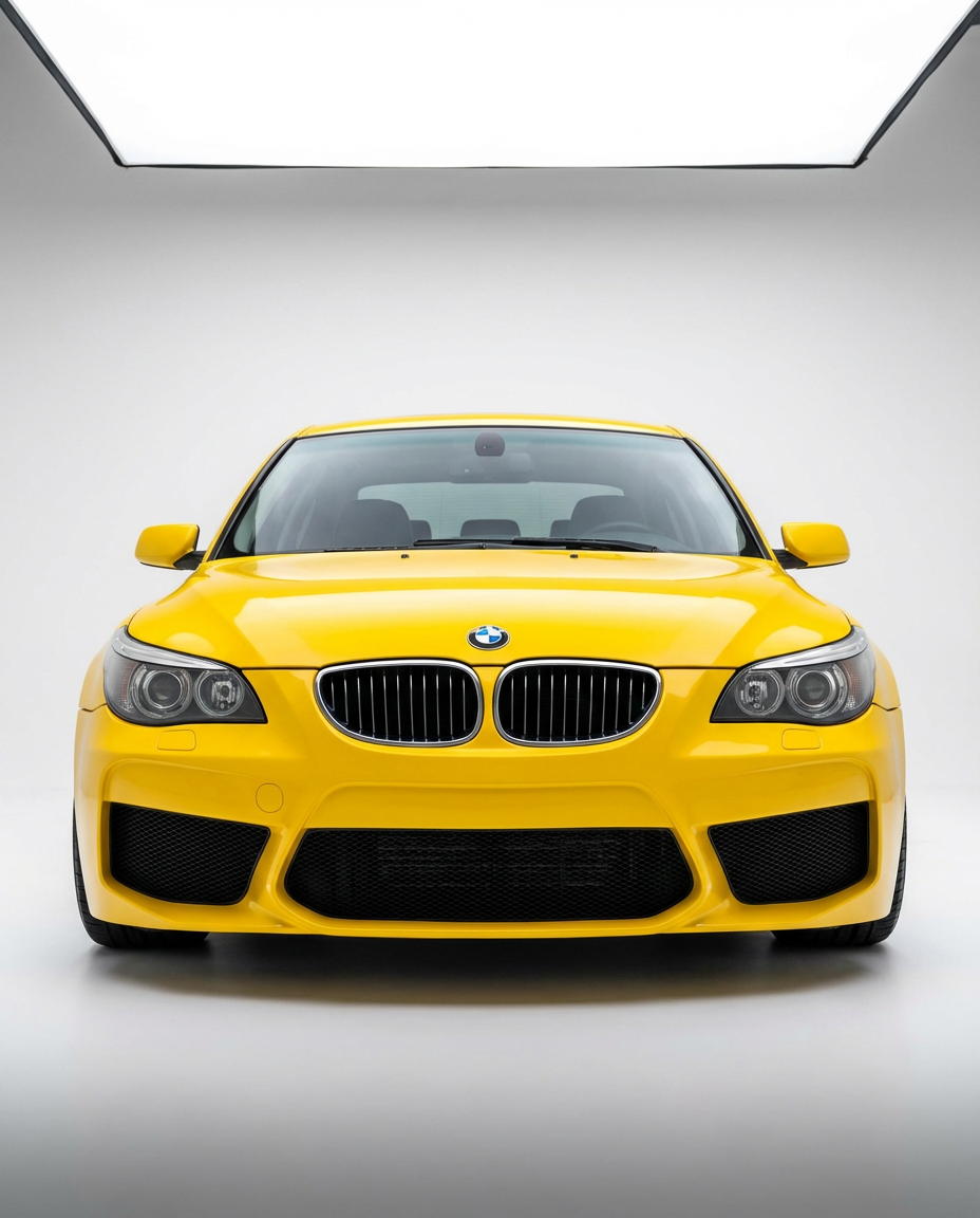 2004-2010 BMW 5 Series F90 M5 Look Front Bumper Cover - 1 Piece