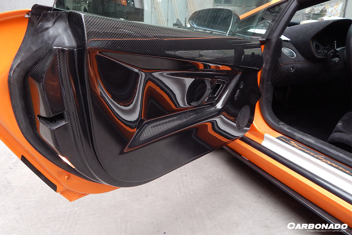 2004-2014 Lamborghini Gallardo Coupe Carbon Fiber Inner Door Panels