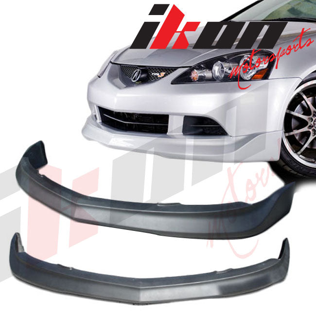 2005-2006 Acura RSX DC5 MU Style Unpainted Black Front Bumper Lip PU