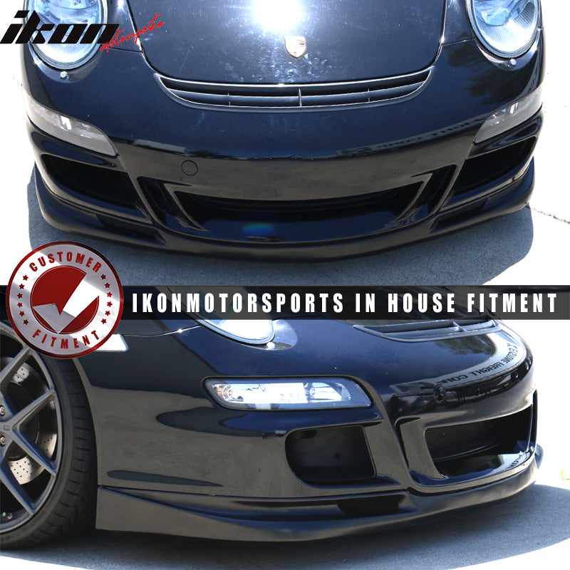 2005-2008 Porsche 997 911 2Dr GT3 Style Front Bumper Lip Spoiler PU