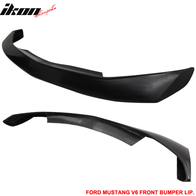 2005-2009 Ford Mustang V6 Type C Unpainted Front Bumper Lip Spoiler PU