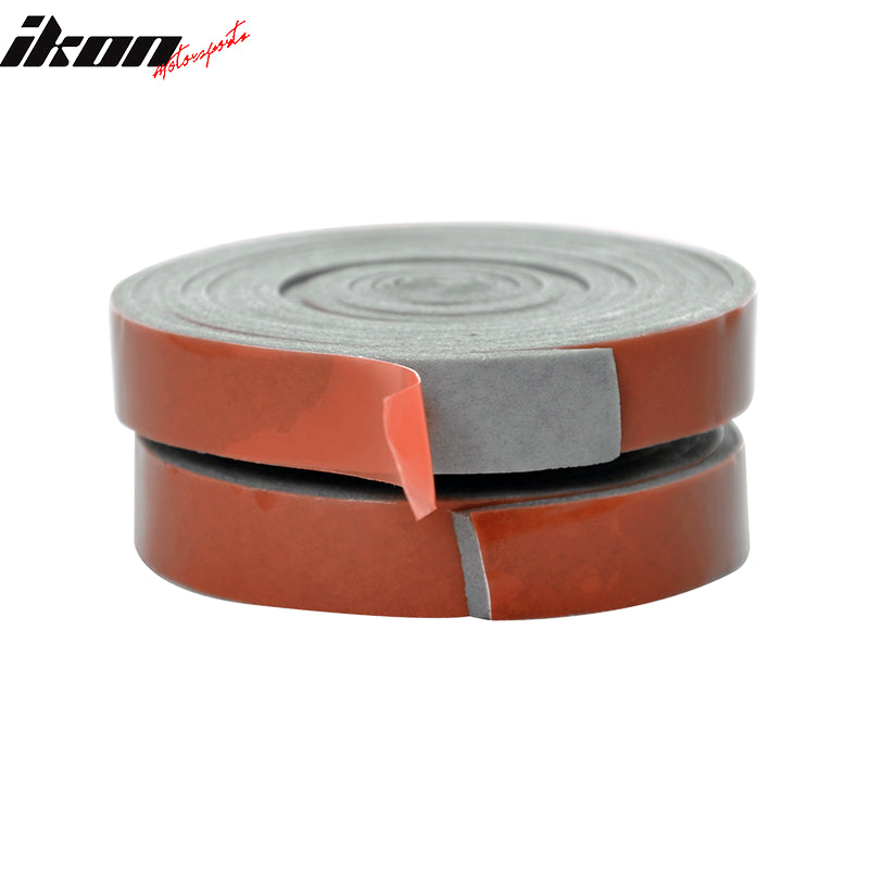 2005-2009 Ford Mustang OEM Style Painted #UA Ebony Window Side Louver