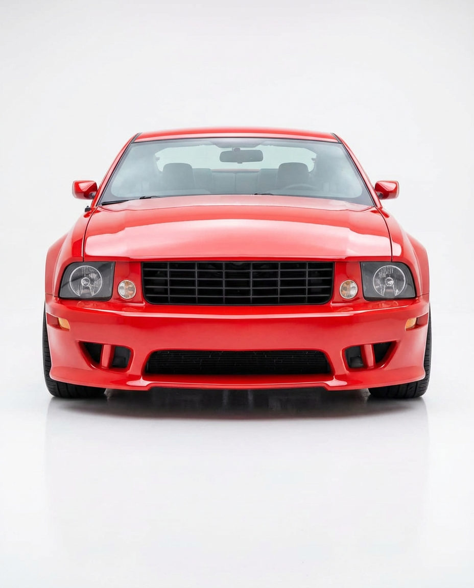2005-2009 Ford Mustang Colt Style Front Bumper - 1 Piece - FRP