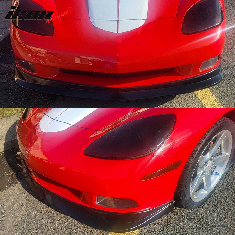 2005-2013 Chevy Corvette C6 Base C6 ZR1 Style Front Bumper Lip PU