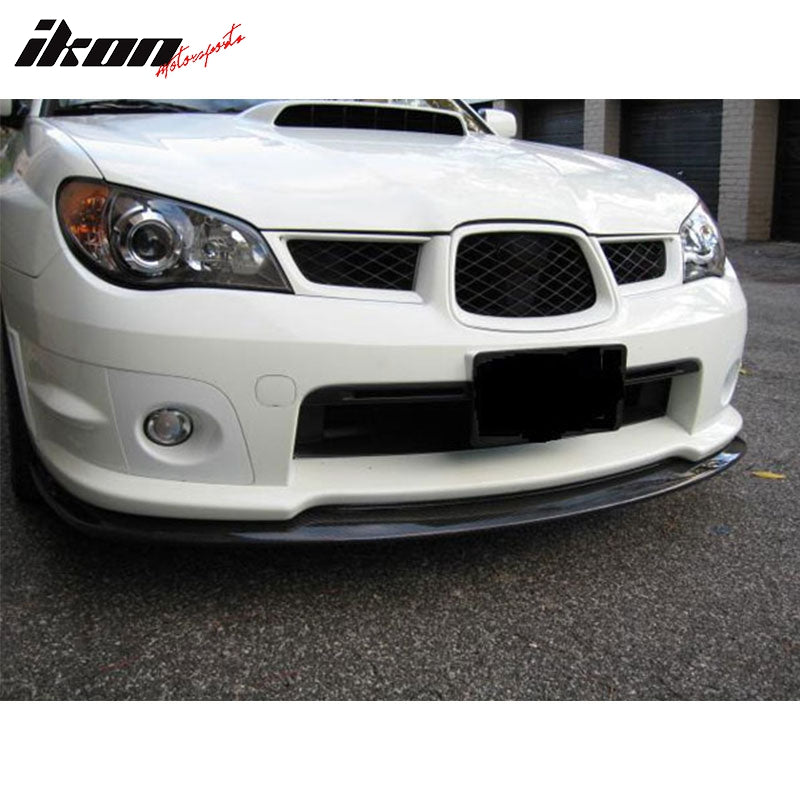 2006-2007 Subaru Impreza WRX STI Glossy Black Front Bumper Lip PP