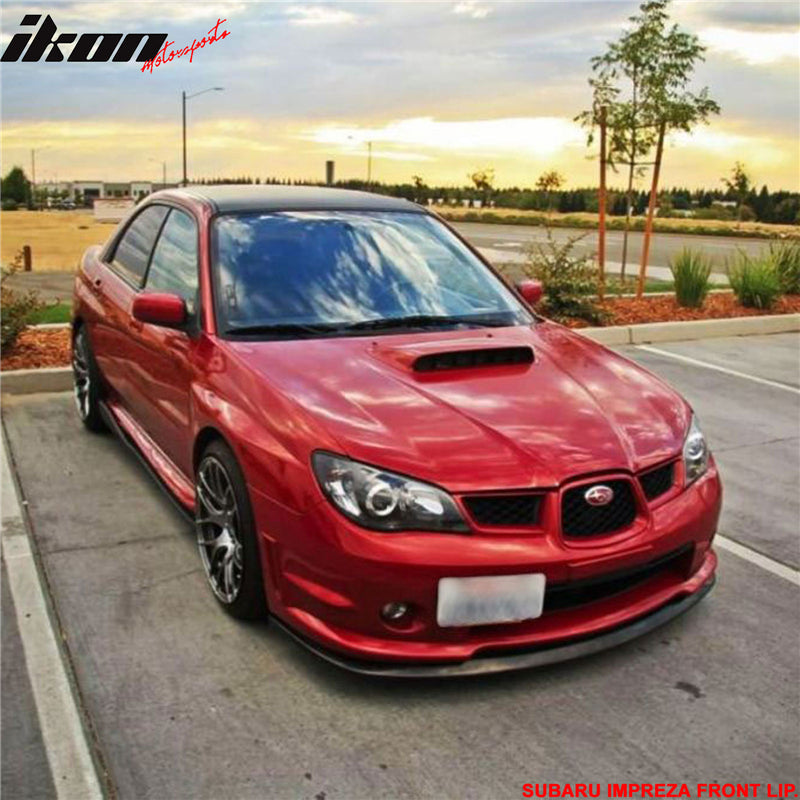 2006-2007 Subaru Impreza WRX STI S204 Unpainted Front Lip Splitter PP