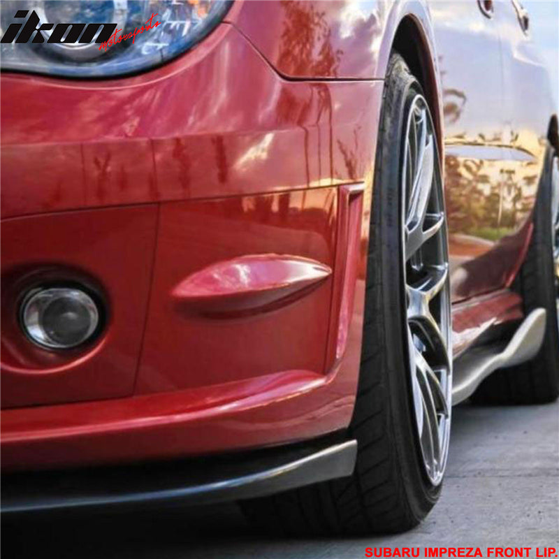 2006-2007 Subaru Impreza WRX STI S204 Unpainted Front Lip Splitter PP