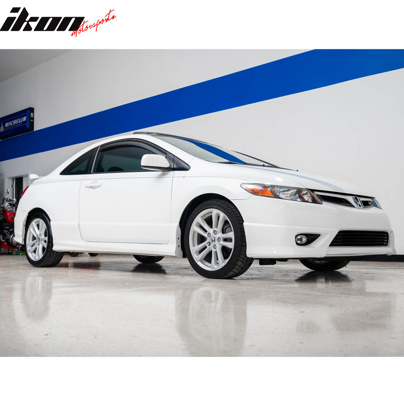 2006-2008 Honda Civic Coupe Front Lip HF-P Style Unpainted Lip Splitte