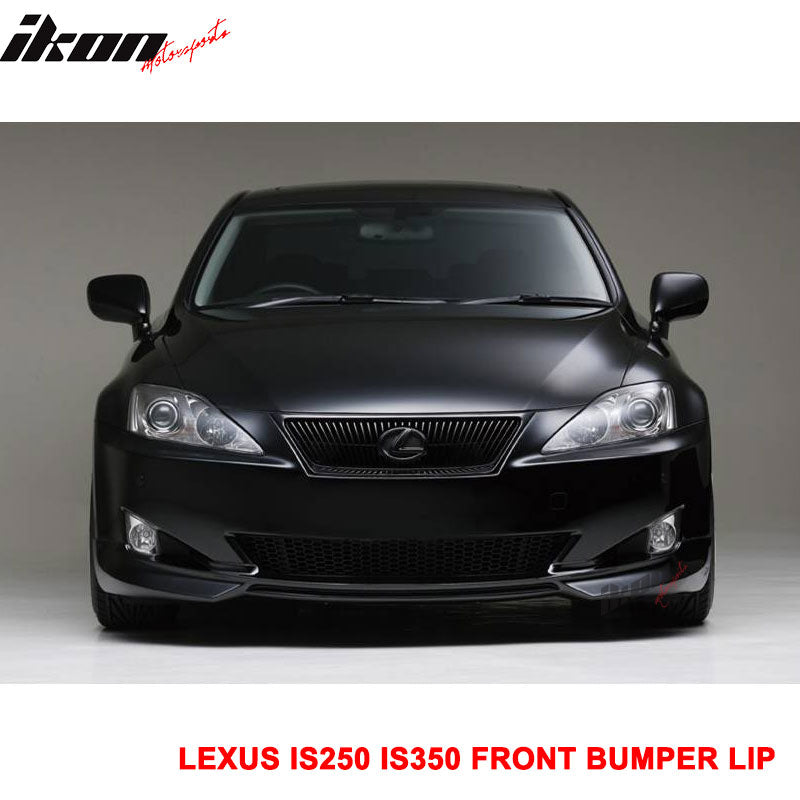 2006-2008 Lexus IS250 IS350 IKON Style Unpainted Front Bumper Lip PU