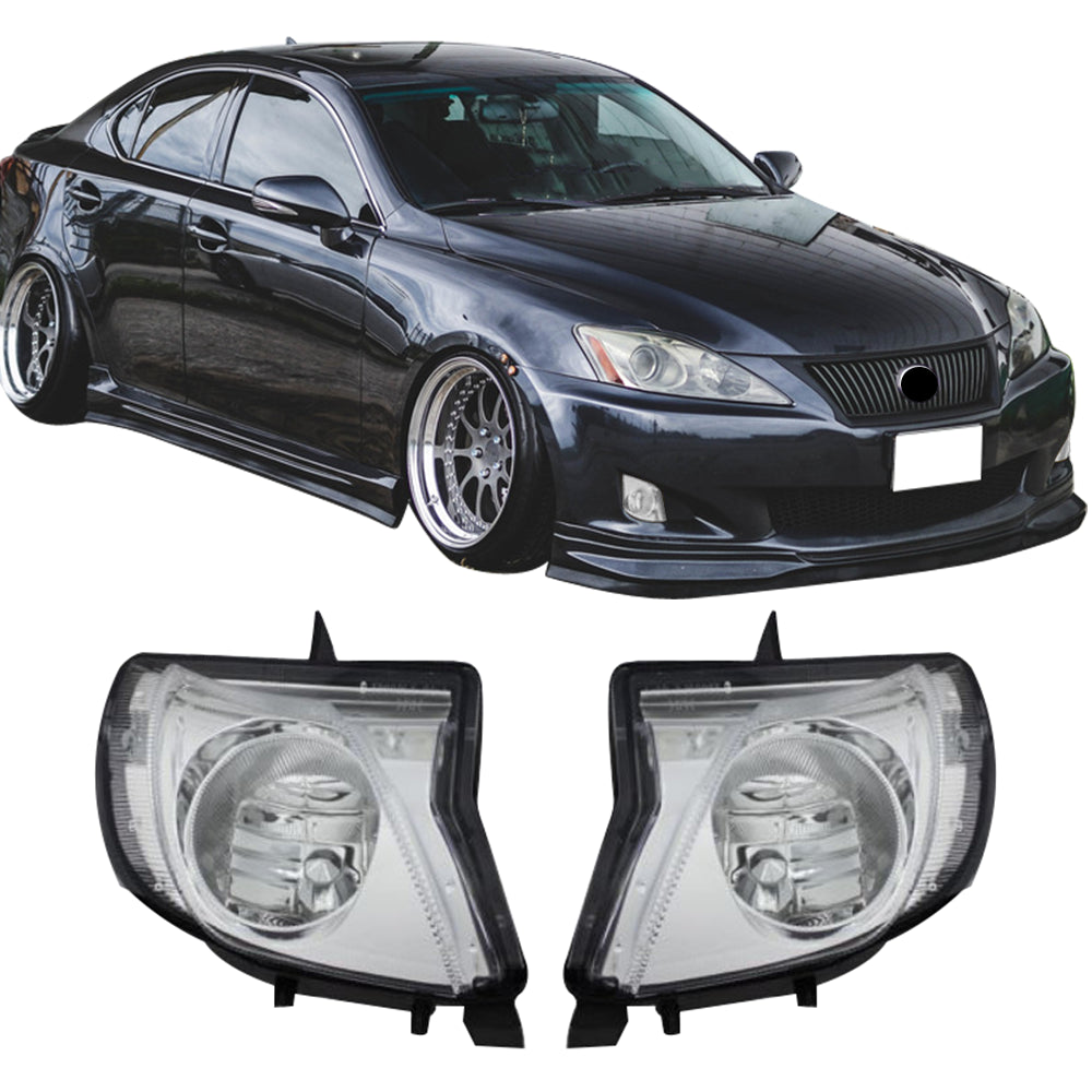 2006-2010 Lexus IS250 IS350 Front Bumper Fog Lights Lamp LH RH