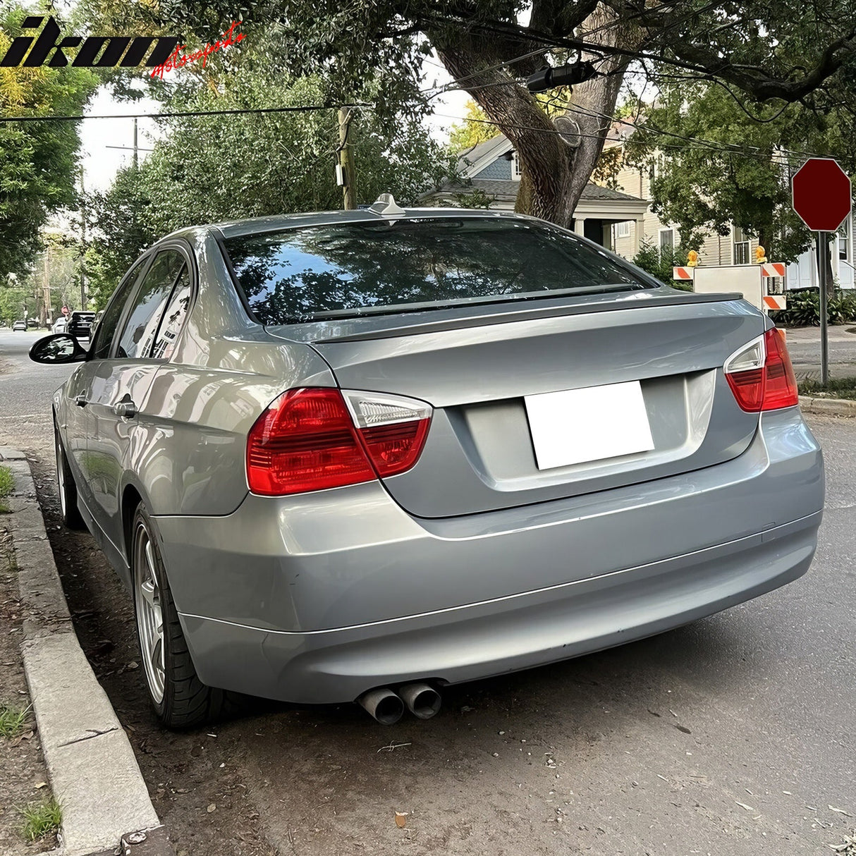 2006-2011 BMW E90 3 Series M3 Style Matte Black Rear Spoiler Wing ABS