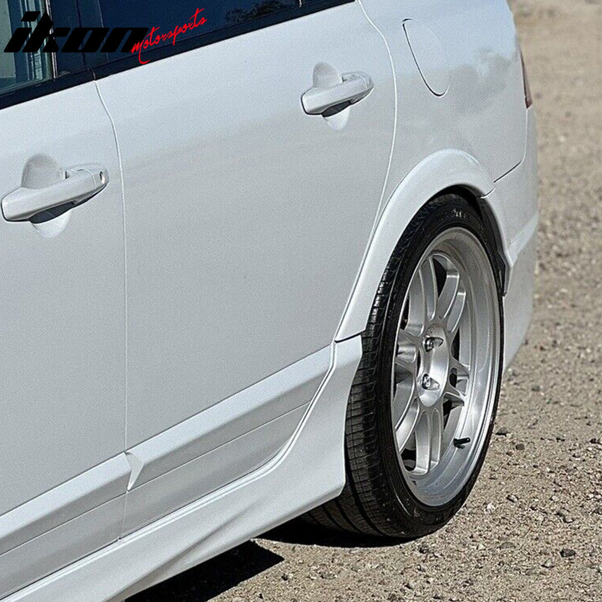 2006-2011 Honda Civic RR Style Unpainted Front Rear Fender Flares ABS