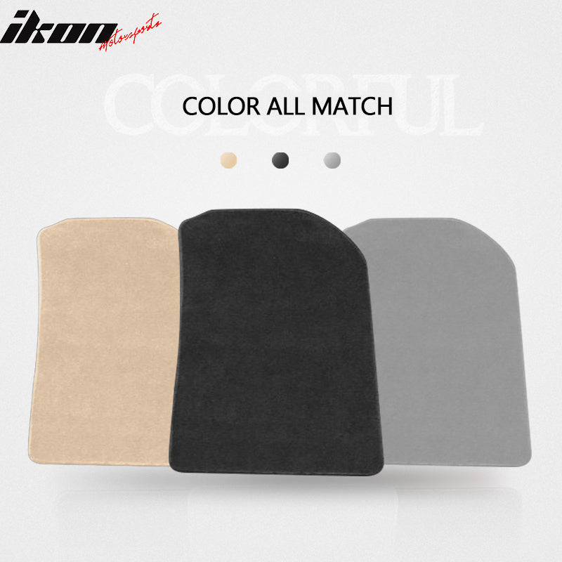 Car Floor Mat for 2006-2011 Honda Civic Black Carpet 3PC Nylon