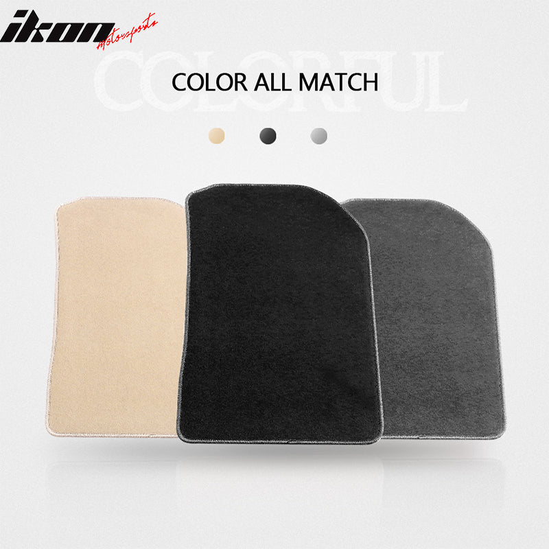 Car Floor Mat for 2006-2011 Honda Civic Black Carpet 3PC Nylon
