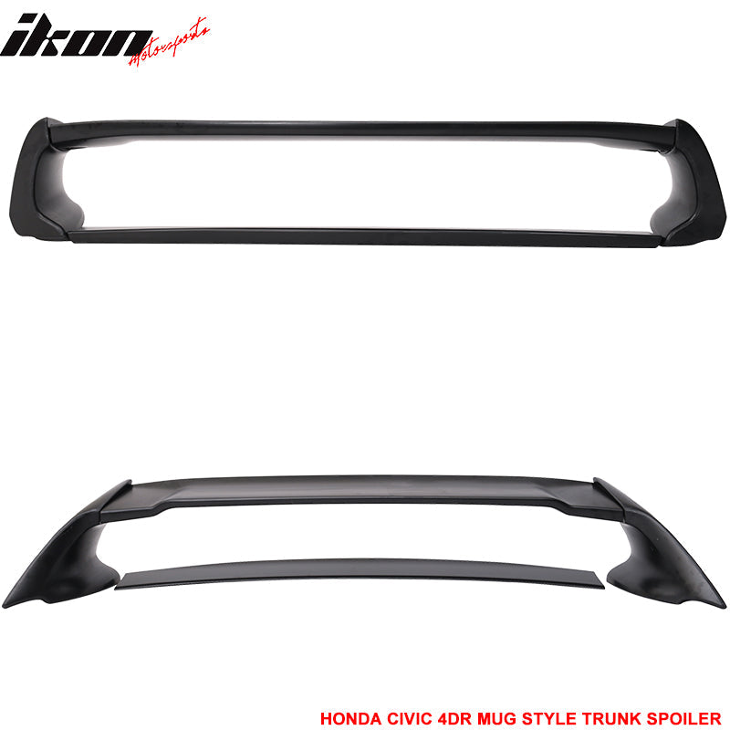 2006-2011 Honda Civic FD2 Mugen Style Unpainted Rear Spoiler Wing ABS
