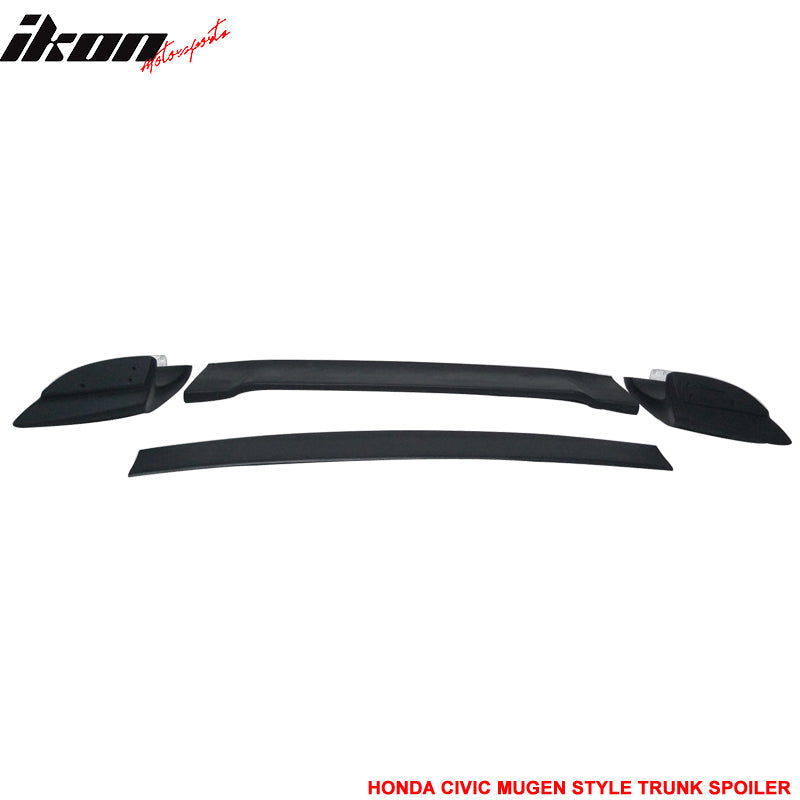 2006-2011 Honda Civic FD2 Mugen Style Unpainted Rear Spoiler Wing ABS