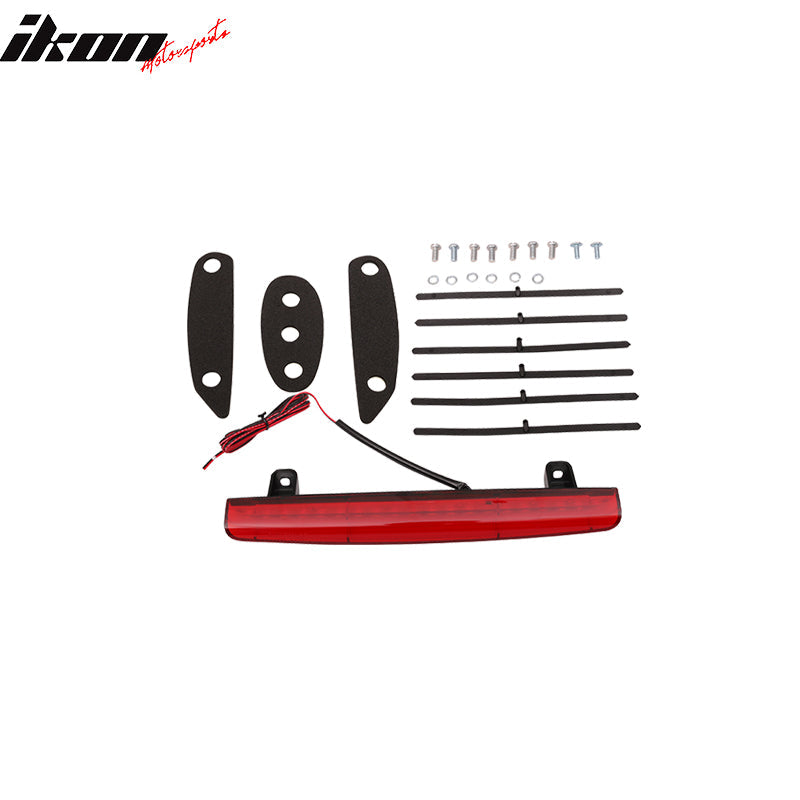 2006-2011 Honda Civic Coupe Trunk Spoiler w/ 3rd Brake LED Light ABS