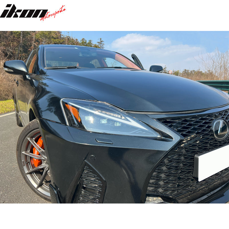 2006-2013 Lexus IS250 IS350 IS-F F Sport Style Black LED Headlights