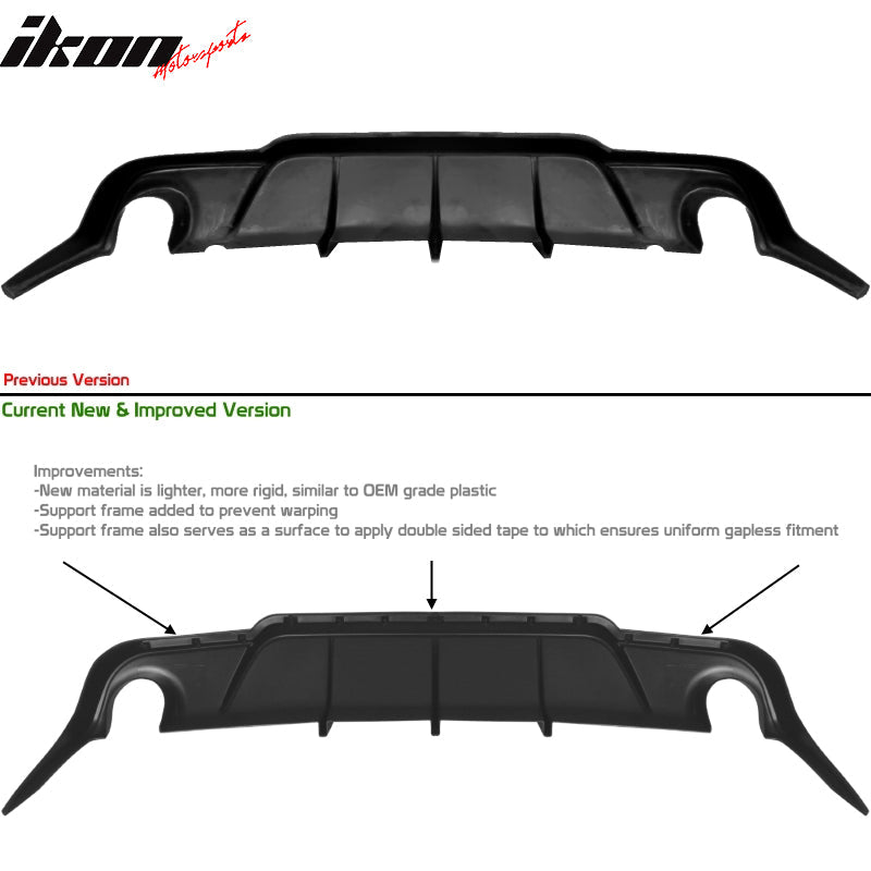 2006-2013 Lexus IS DMR Style Rear Diffuser Bumper Lip Bodykit Black PP