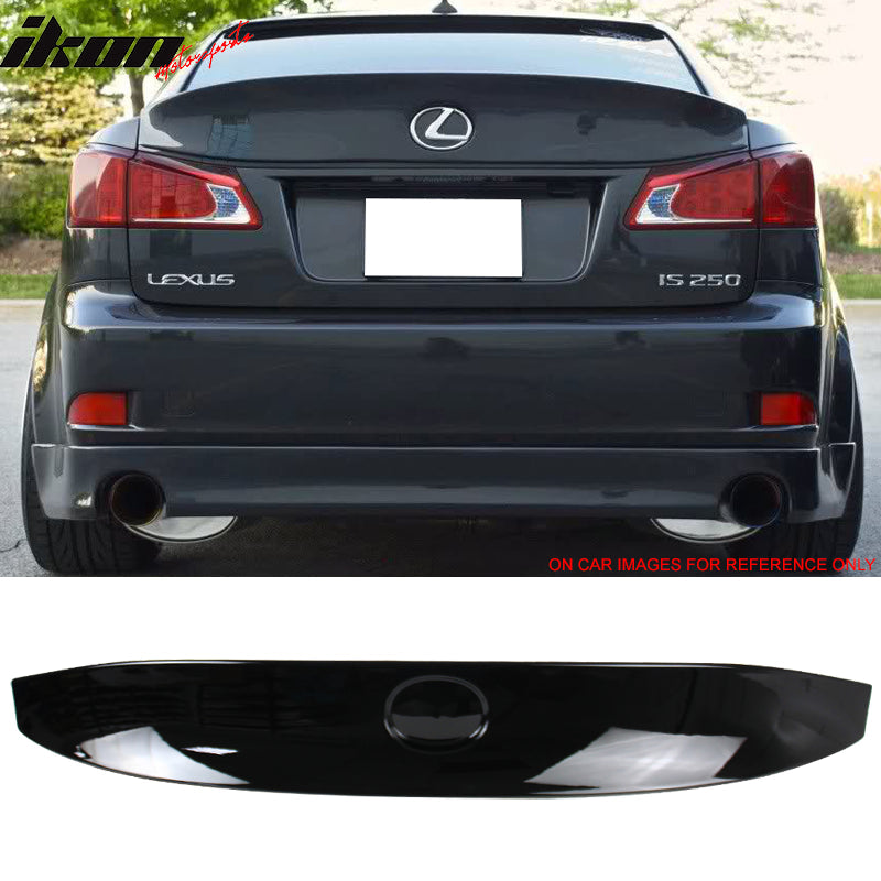 2006-2013Â Lexus IS250 IS350 ISF IKON Obsidian Black Rear Spoiler Wing