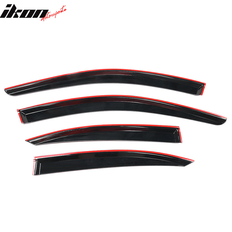2006-2013 Lexus IS250 IS350 08-14 IS F 4Pc Set Window Visors Acrylic