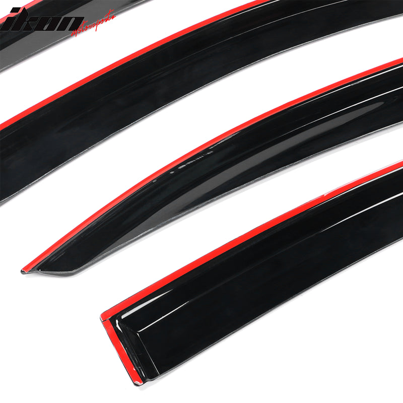 2006-2013 Lexus IS250 IS350 08-14 IS F 4Pc Set Window Visors Acrylic