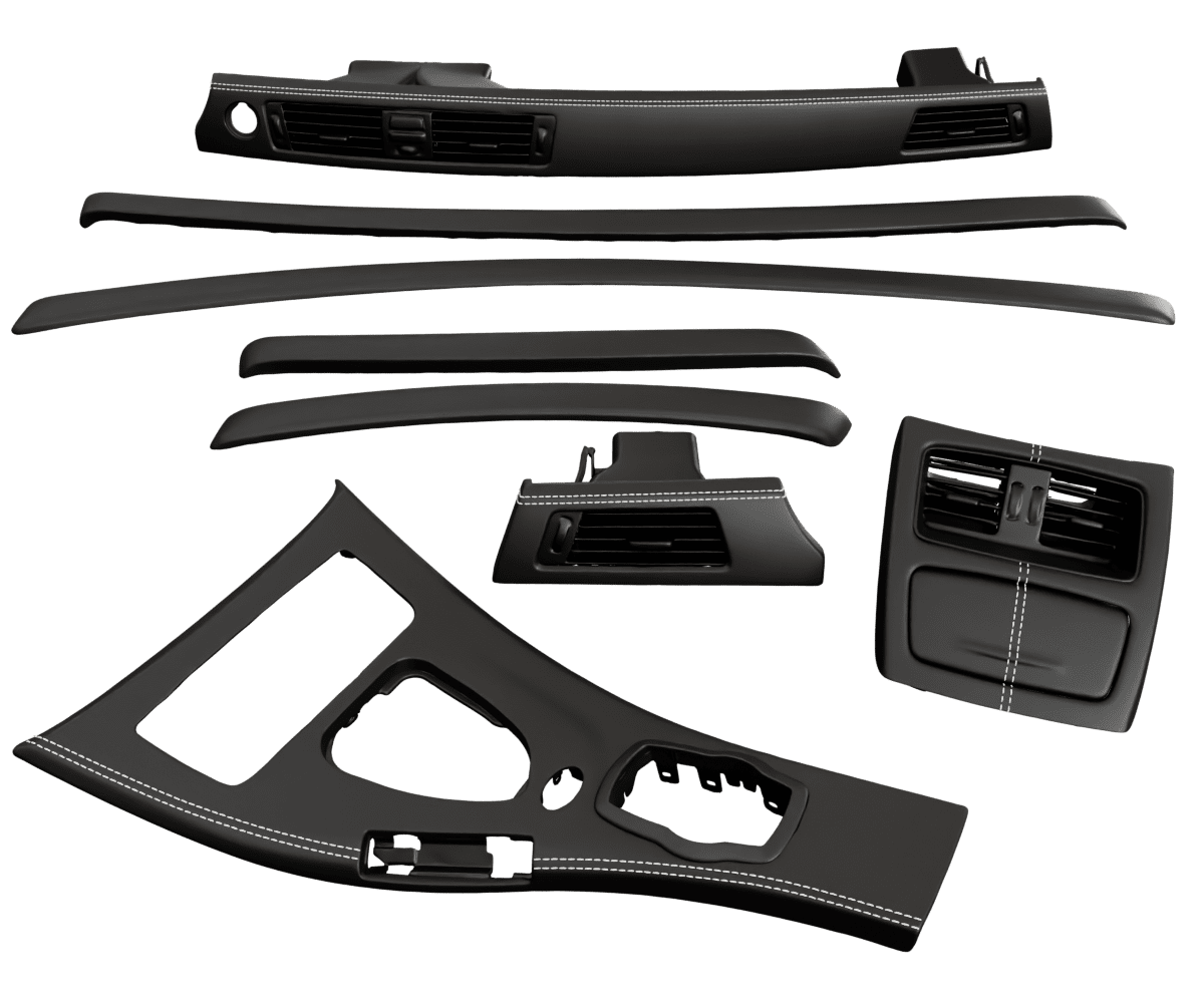 06-13 BMW E92 M ALCANTARA SUEDE NAPPA TRIM SET