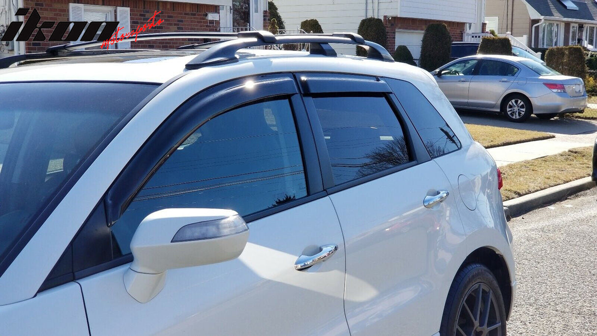 2007-2012 Acura RDX TB1 Slim Style Smoke/Tinted Visor Windows Acrylic