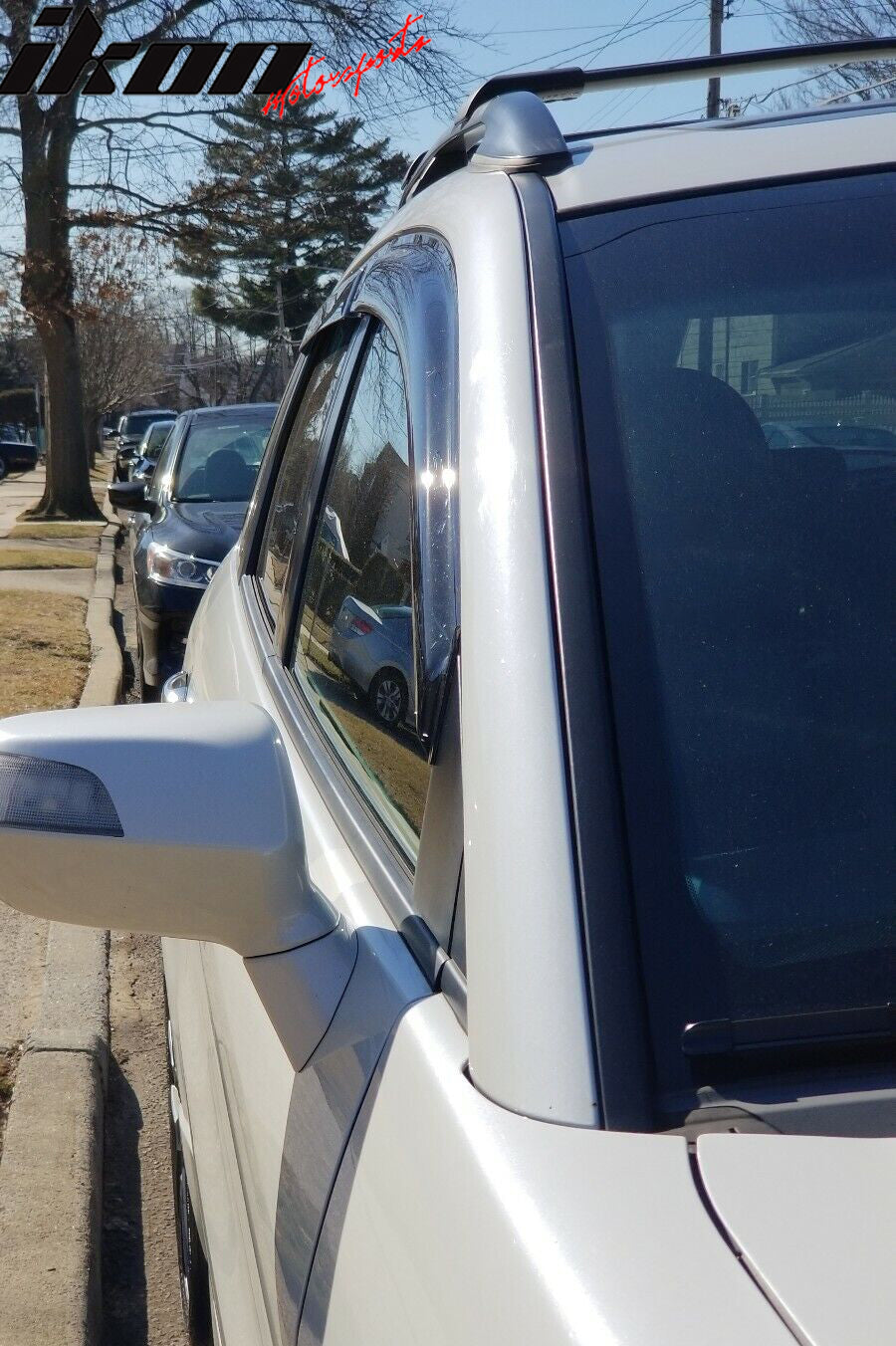 2007-2012 Acura RDX TB1 Slim Style Smoke/Tinted Visor Windows Acrylic