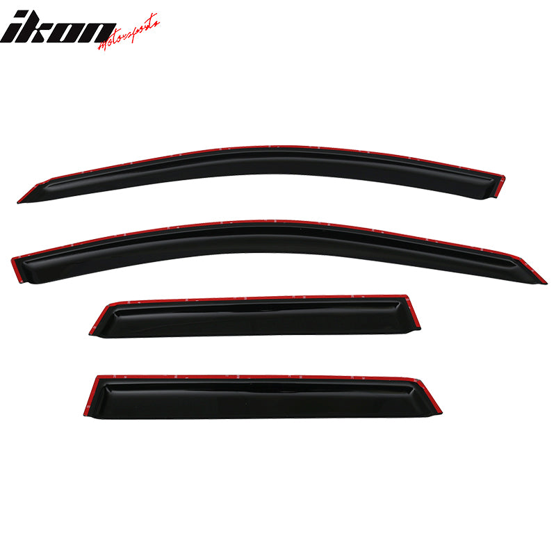 2007-2012 Acura RDX TB1 Slim Style Smoke/Tinted Visor Windows Acrylic