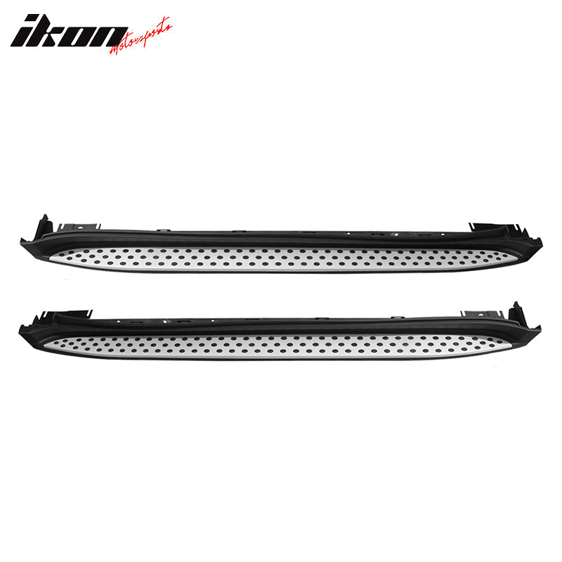 2007-2012 Benz X164 GL-Class OEM Style Black Silver Running Board
